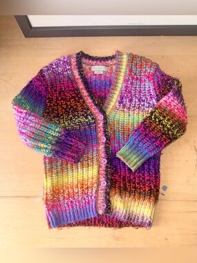 Stella McCartney Kids rainbow cardigan sweater